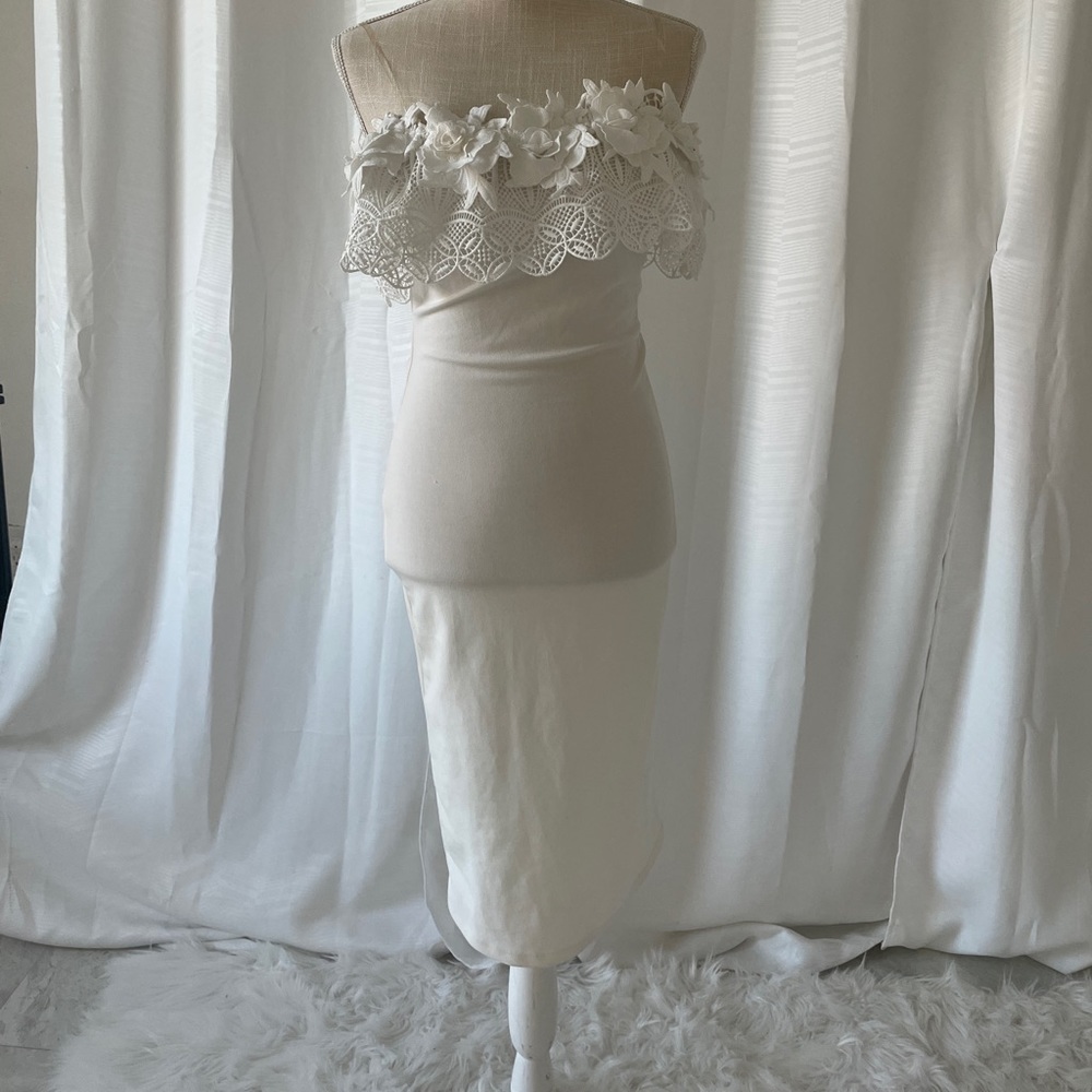 Fashion nova white dress